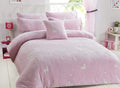 Unicorn Glow in the Dark Teddy Fleece Duvet Set for Kids Girls Magical Bedtime Bedding Warm and Cosy OEKO-TEX Certified Pink