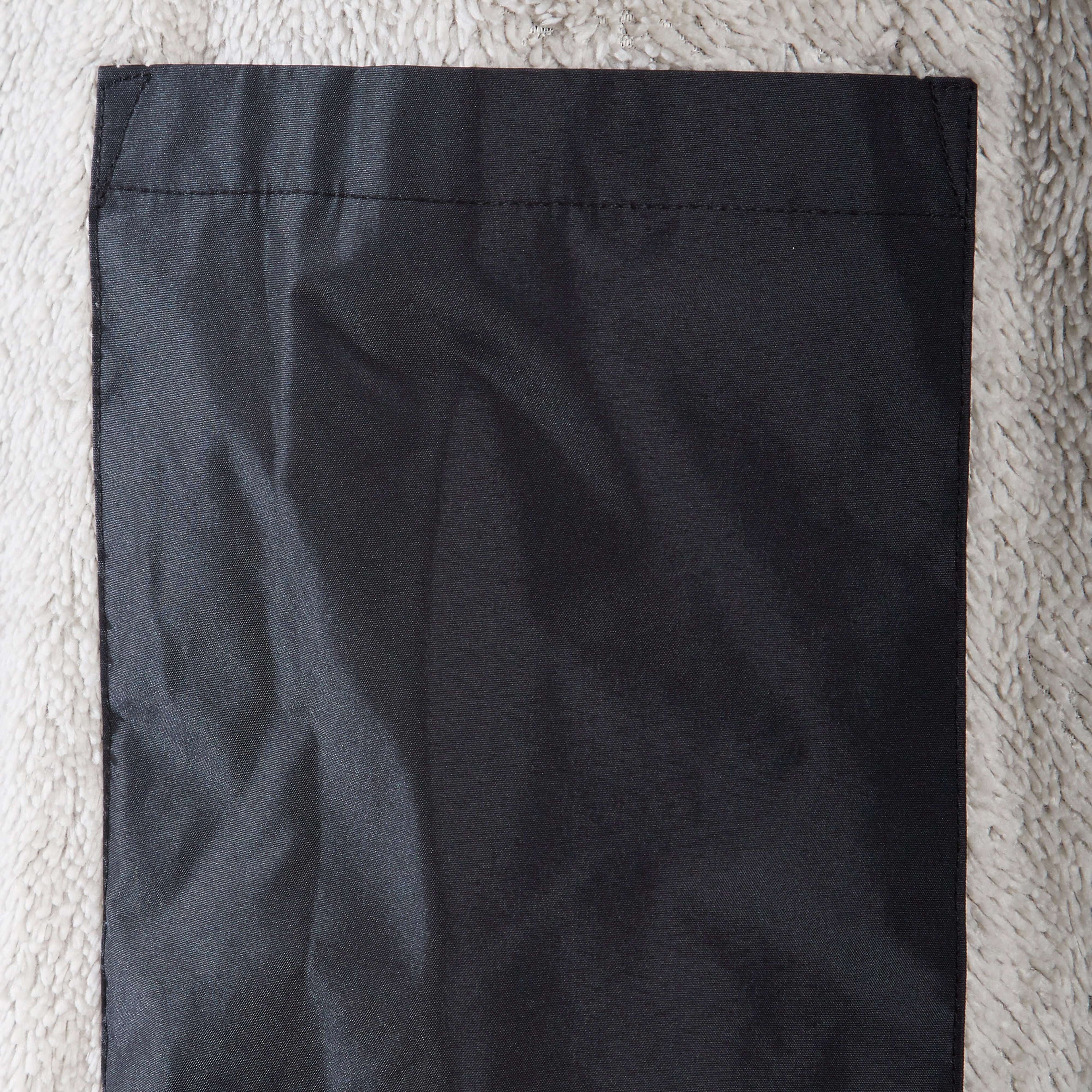 Unisex Adults Waterproof Windproof Changing Robe Hooded Outdoor Coat for Beach Swimming Surfing Warm Fleece Lining