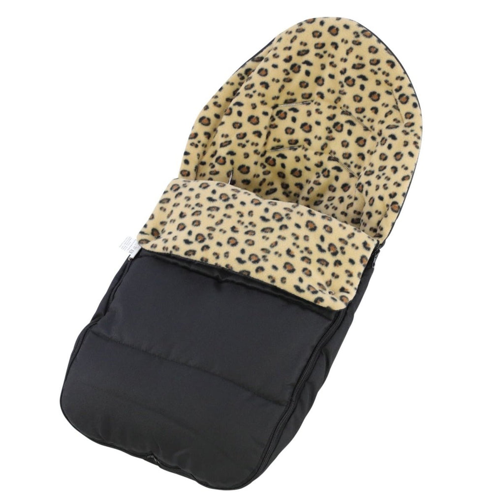 Universal Animal Print Car Seat Footmuff / Cosy Toes - Fits All 3 And 5 Point Harnesses - Fits All Models
