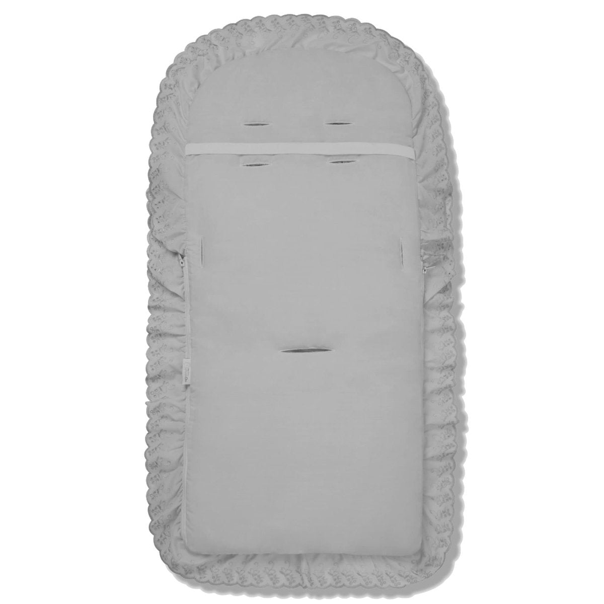 Universal Broderie Anglaise Pushchair Footmuff / Cosy Toes - Fits All Pushchairs / Prams And Buggies