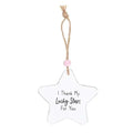 I Thank My Lucky Stars Hanging Star Sentiment Sign - Bobobiy