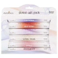 Incense stick gift pack with lavender, red rose, violet, white musk, frangipani