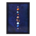 Solar System Framed Wall Print - Bobobiy