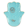 Turquoise Hamsa Hand Jewellery Dish - Bobobiy