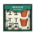 Plant Pot Egg Cup Set with Shovel Spoons - Bobobiy