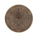 Green Man Terracotta Sundial by Lisa Parker