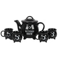 Witches Brew Ceramic Cauldron Tea Set