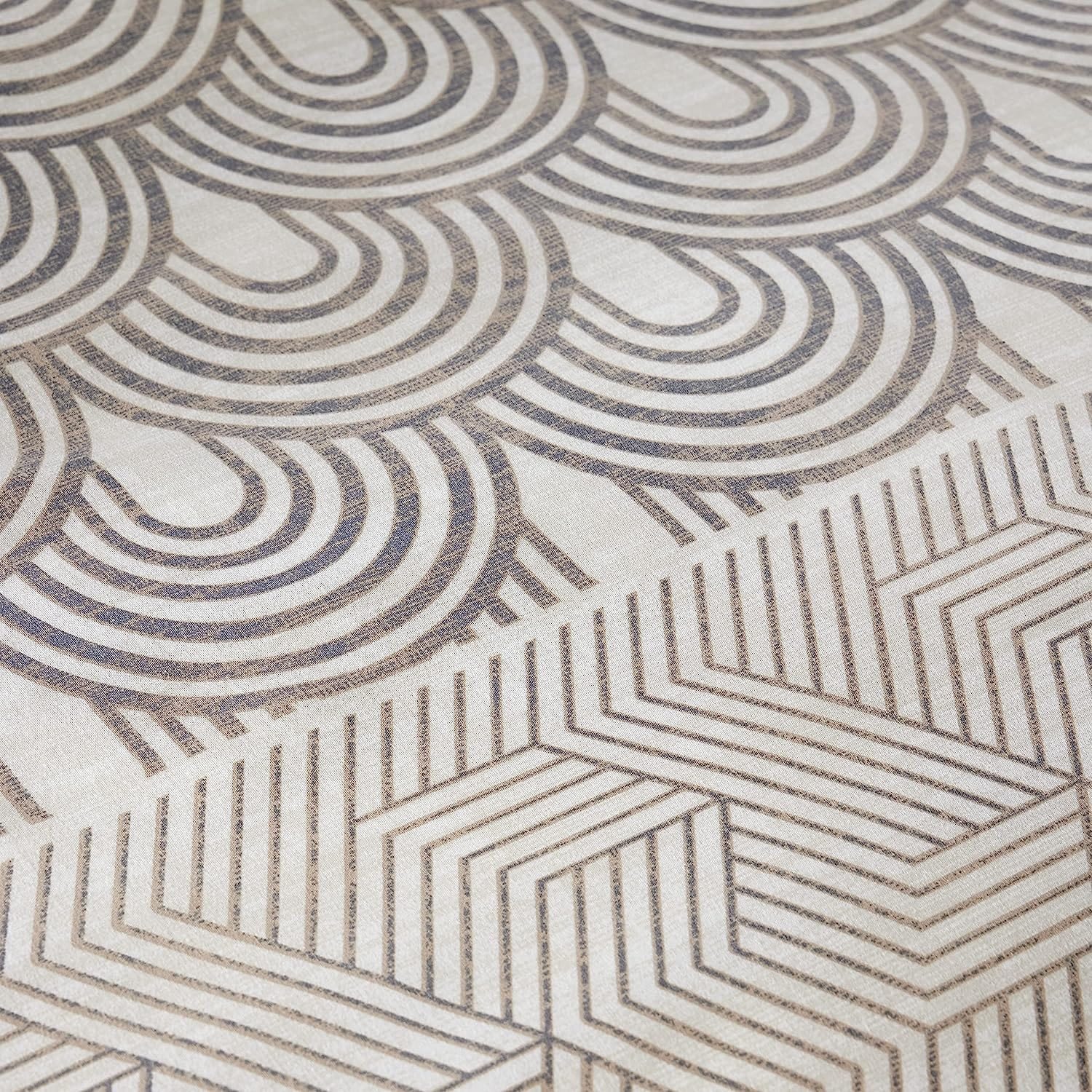 Versailles Natural Floral Reversible Quilted Duvet Cover Set with Button Closure in Single Double King Sizes