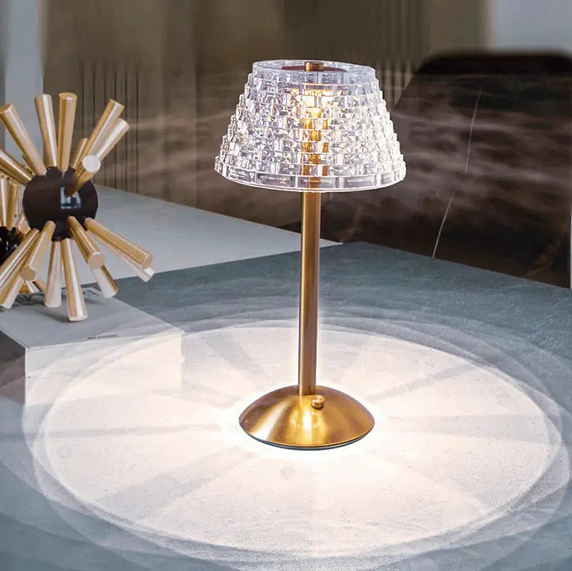 Vintage European Crystal USB Rechargeable Night Light