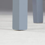 Grey chair leg and base support for stable dining chair