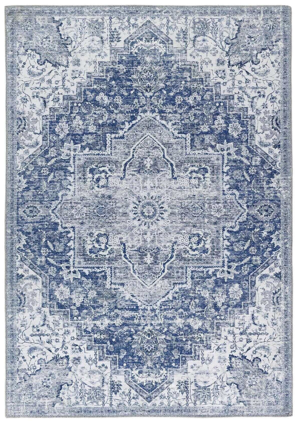 Washable Rug Eterna Blue
