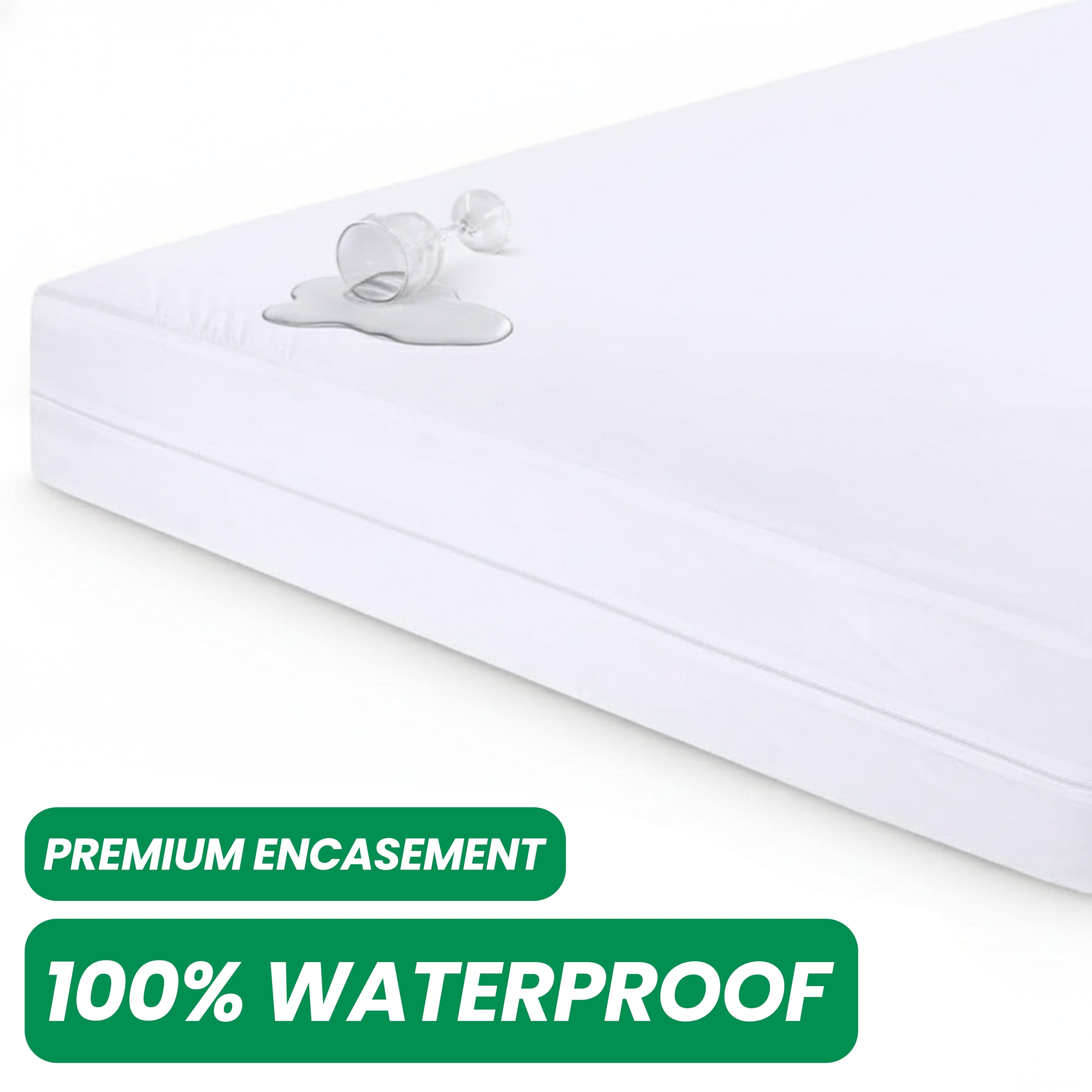 Waterproof Anti Bed Bug Mattress Protector Extra Deep Hypoallergenic Dust Mite Barrier Zipper Encaser