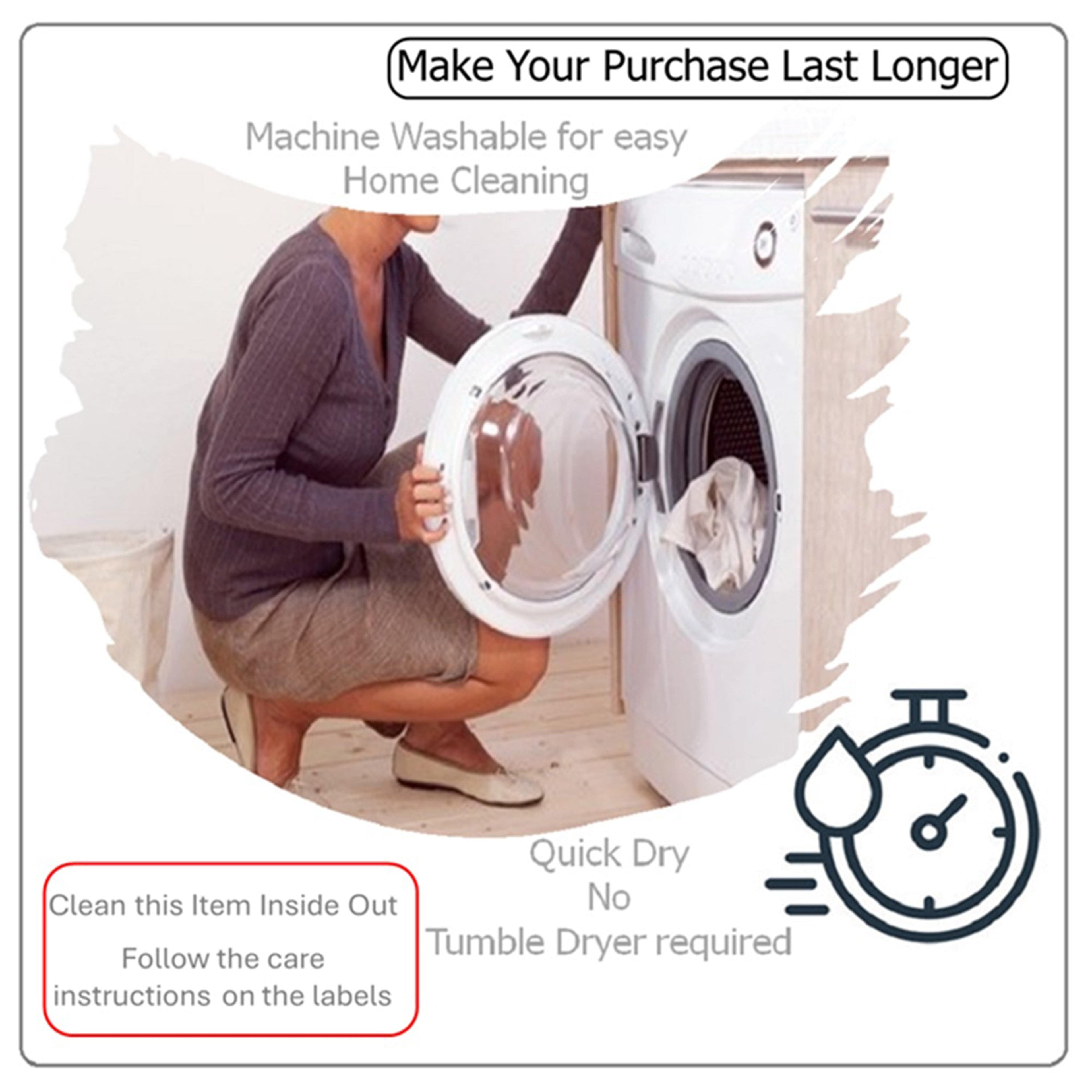 Waterproof Breathable California Multi Hollowfibre Filled Cushions 43x43cm for Outdoor Garden Bench Sofa or Indoor Use