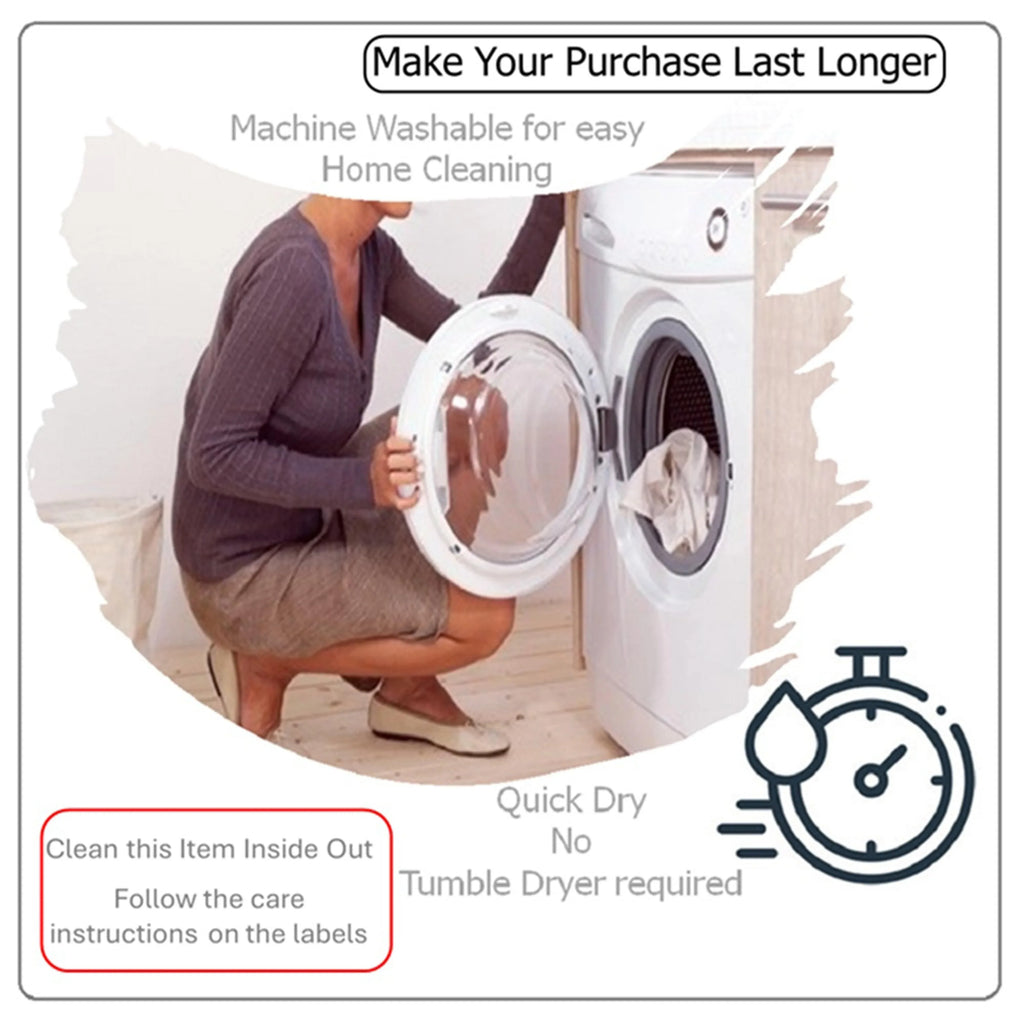 Waterproof Breathable Milano Natural Hollowfibre Filled Cushions 43x43cm for Outdoor Garden Bench Sofa or Indoor Use