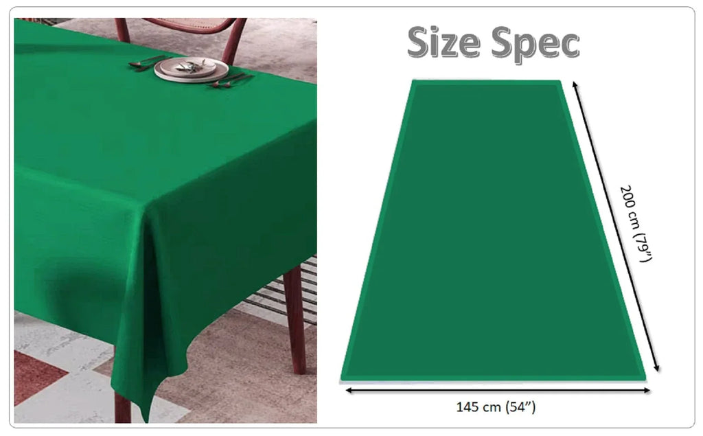 Waterproof Stain Resistant Rectangular Polyester Tablecloth Picnic Mat 145x200cm for Kitchen Dining Indoor Outdoor - Bobobiy