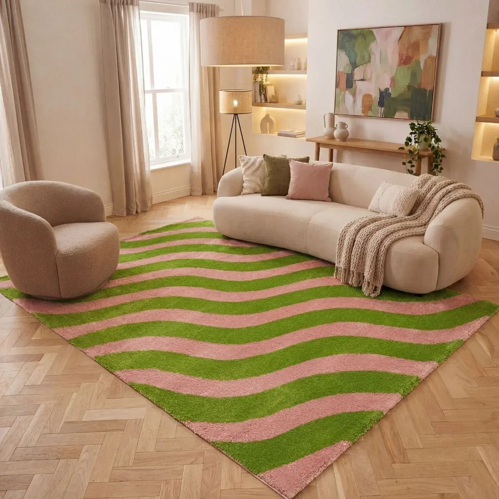 wavy_green_pink - Bobobiy