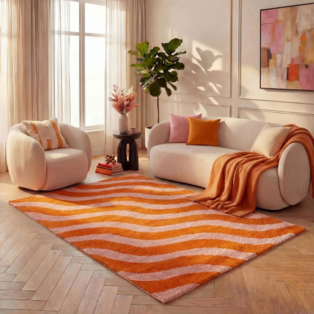 wavy_orange_pink - Bobobiy