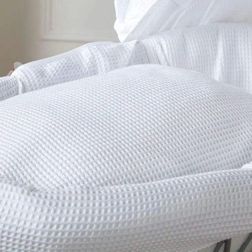 white-waffle-moses-basket-bedding-set-507029 - Bobobiy