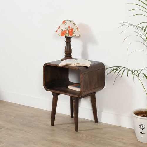 wl05-franklin-dark-mango-wood-bedside-open-curve-edges-table-lifestyle - Bobobiy