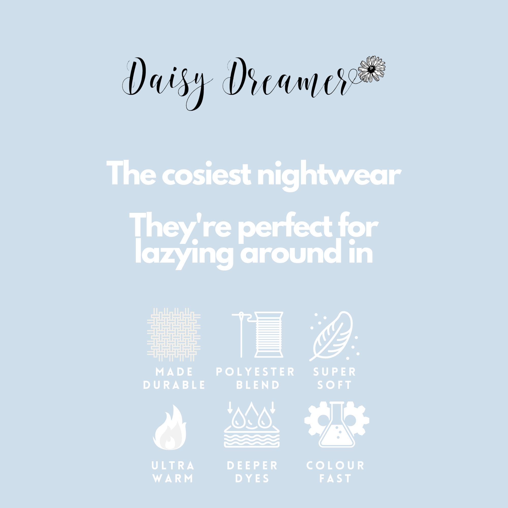 Women's Blue Horse Print Hooded Fleece Onezee Pyjama Set, Warm and Comfortable Nightwear, UK Sizes 10-20