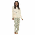 Women's Cockapoo Cotton Jersey Pyjama Set Long Sleeve Lounge Wear PJs with Elasticated Waistband
