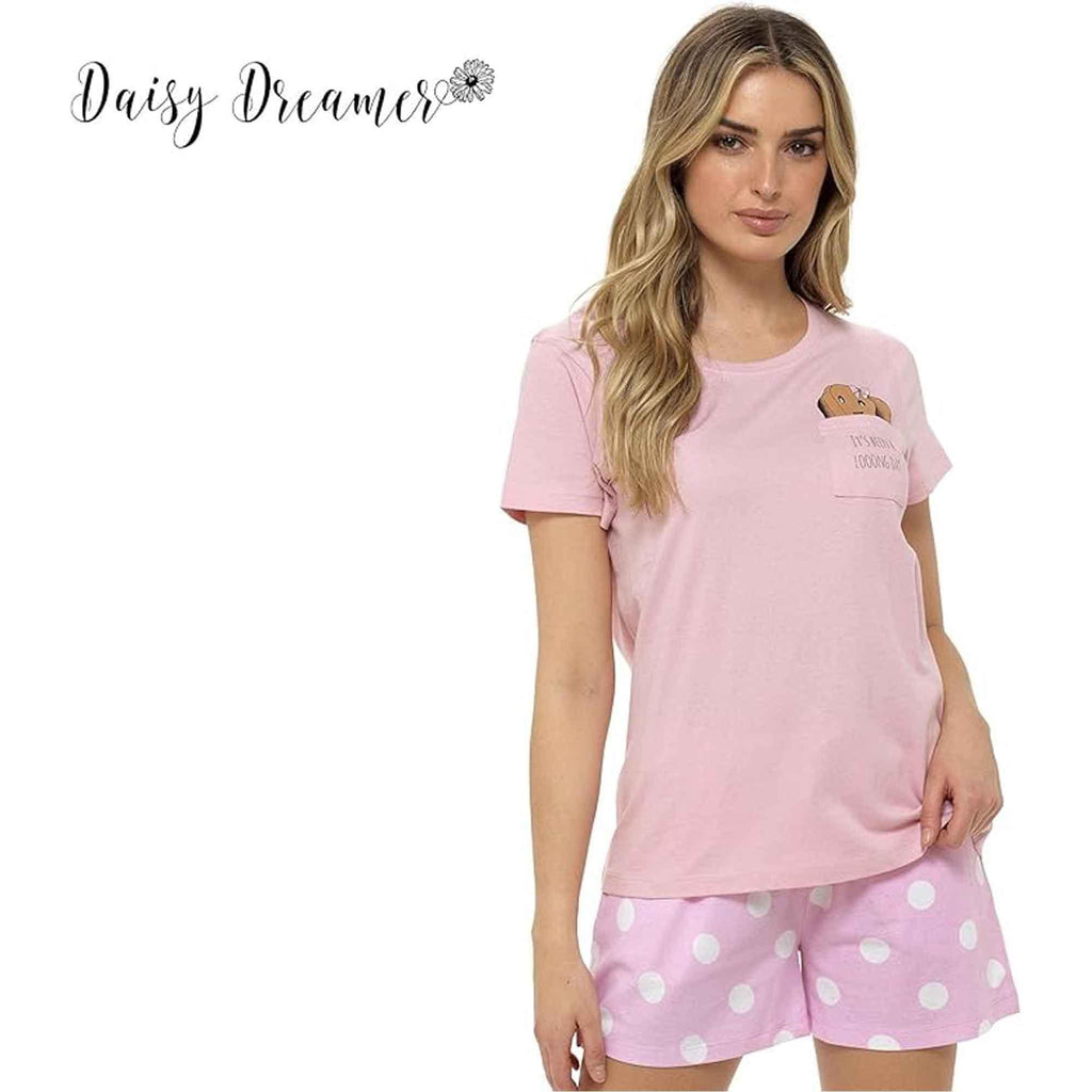 women-s-cotton-sausage-dog-print-t-shirt-and-shorts-pyjama-set-for-summer-by-daisy-dreamer-cozy-sleepwear-loungewear-gift-for-dog-lovers-multiple-sizes-pyjamas-1184483356 - Bobobiy
