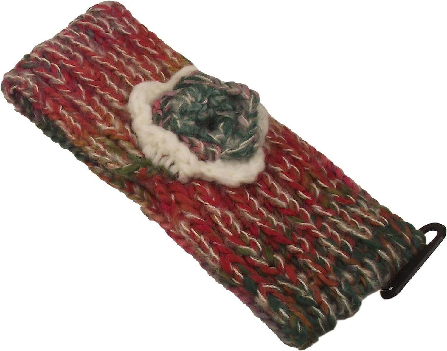 Women's Cozy Acrylic Knitted Headband and Hand Warmer Set Soft Winter Ski Fashion Accessory Warm Versatile Fit for Casual Outings and Cozy Nights