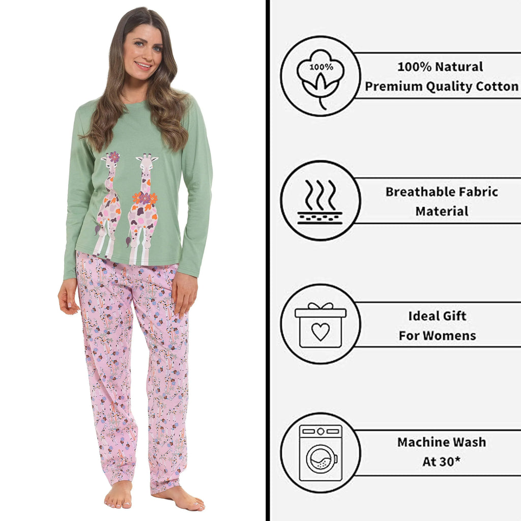 women-s-giraffe-cotton-jersey-long-sleeve-pyjama-set-comfortable-pjs-soft-loungewear-summer-holiday-sleepwear-by-daisy-dreamer-pyjamas-1176984564 - Bobobiy