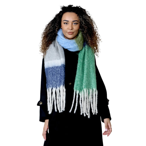 women-s-green-blue-chunky-knit-bright-plaid-blanket-scarf-long-winter-wrap-warm-striped-shawl-with-tassels-gift-for-ladies-by-daisy-dreamer-green-blue-stripe-scarves-1177103820 - Bobobiy