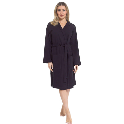 women-s-hooded-waffle-cotton-bathrobe-black-super-absorbent-spa-dressing-gown-for-home-lounge-travel-by-daisy-dreamer-s-black-bathrobe-1145860984 - Bobobiy
