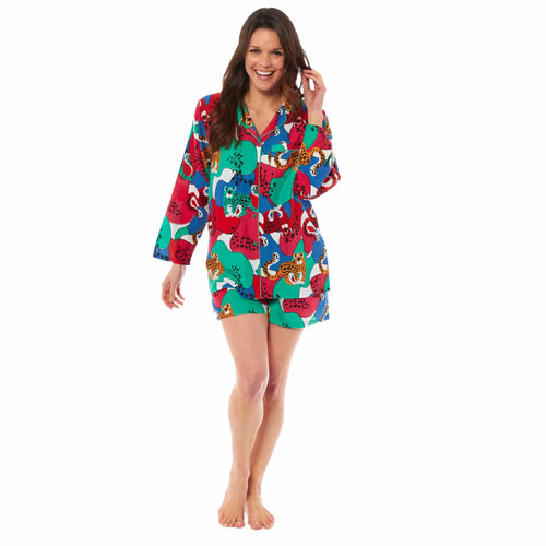women-s-jaguar-jungle-leopard-button-up-short-pyjama-set-soft-breathable-comfortable-stylish-loungewear-in-sizes-s-to-xl-by-daisy-dreamer-deco-jaguar-small-pyjamas-1052972623 - Bobobiy