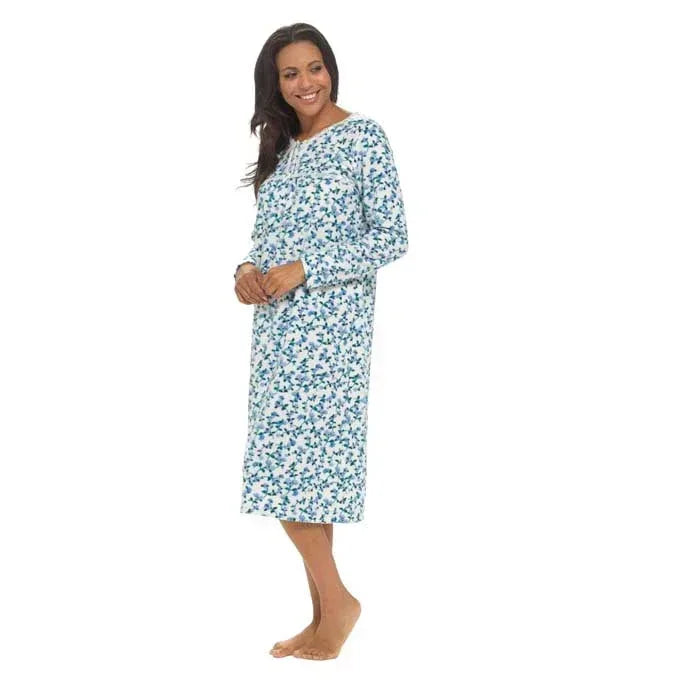 women-s-long-sleeve-fleece-nightdress-soft-warm-floral-print-sleepwear-cozy-winter-nightie-loungewear-available-in-multiple-sizes-by-daisy-dreamer-pyjamas-1177461808 - Bobobiy