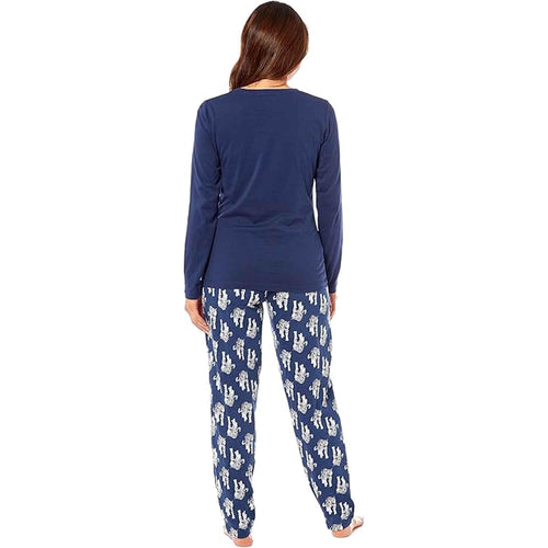 women-s-navy-tiger-print-polar-fleece-pyjama-set-soft-comfortable-loungewear-long-sleeve-top-elasticated-bottoms-stylish-gift-nightwear-by-daisy-dreamer-pyjamas-1181674234 - Bobobiy