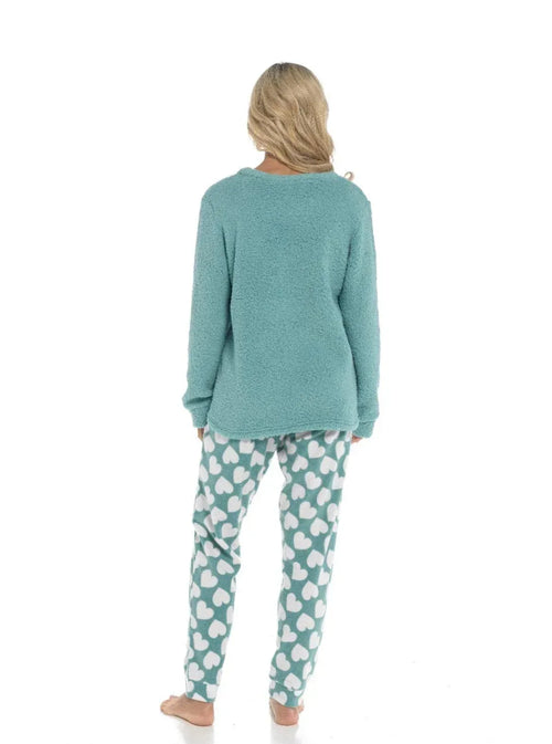 women-s-panda-snuggle-fleece-pyjama-set-with-printed-pants-soft-and-comfortable-loungewear-in-easy-care-fabric-sizes-small-to-x-large-by-daisy-dreamer-pyjamas-926786274 - Bobobiy