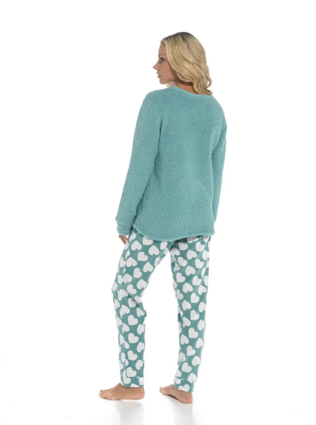 women-s-panda-snuggle-fleece-pyjama-set-with-printed-pants-soft-and-comfortable-loungewear-in-easy-care-fabric-sizes-small-to-x-large-by-daisy-dreamer-pyjamas-926786278 - Bobobiy