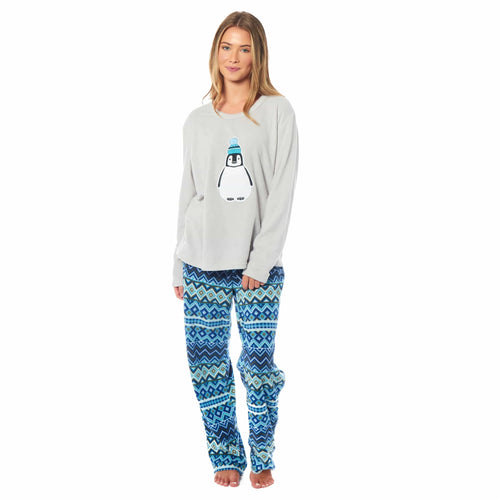women-s-penguin-thermal-fleece-pyjamas-set-soft-warm-winter-pjs-animal-print-loungewear-sleepwear-long-sleeve-top-and-bottom-by-daisy-dreamer-small-8-10-penguin-pyjamas-1084632286 - Bobobiy