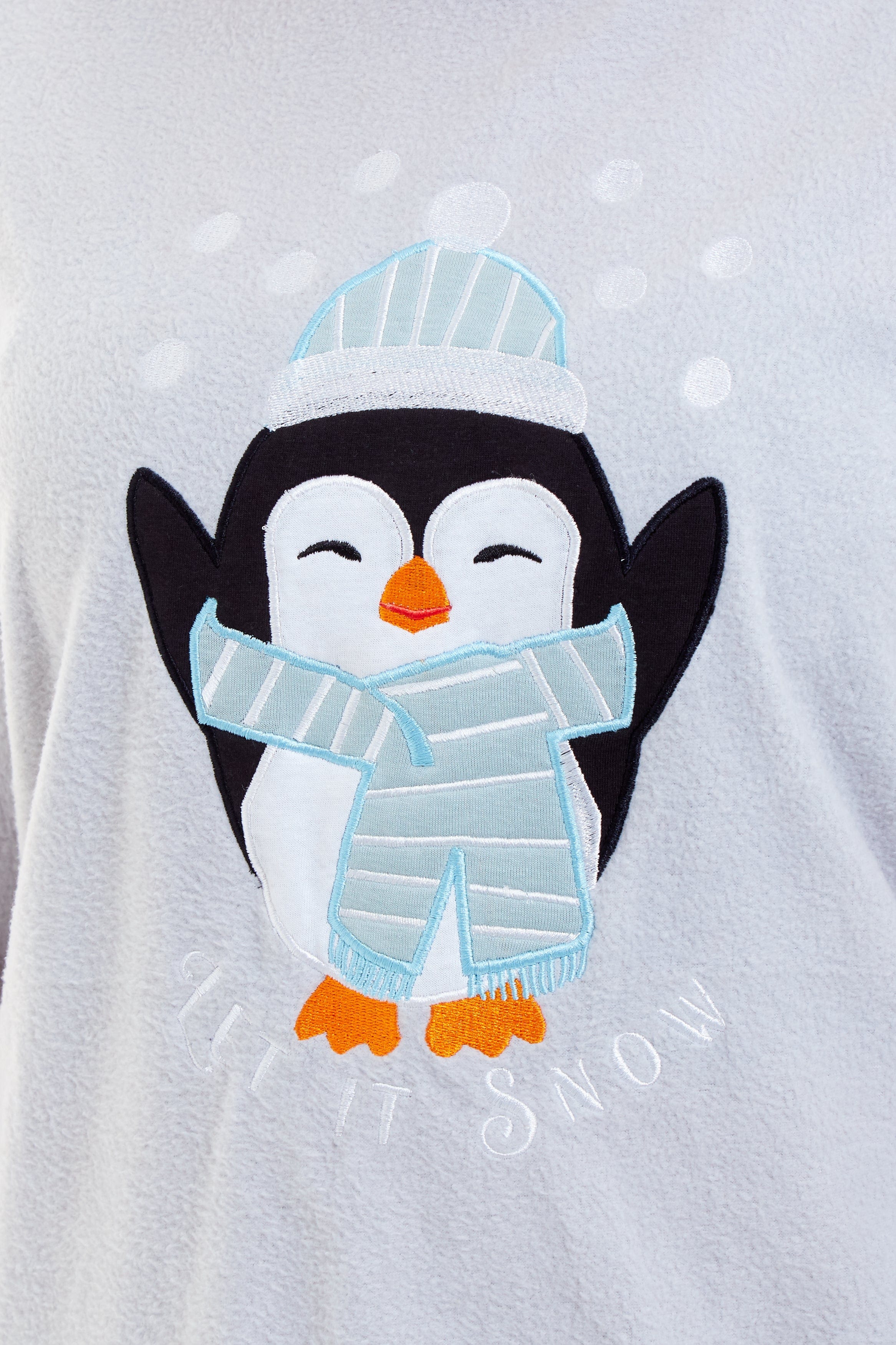 Women's Polar Fleece Penguin Pyjama Set Soft Warm Winter Lounge Wear Boutique Nightwear Ideal Christmas Gift Available in Multiple Sizes