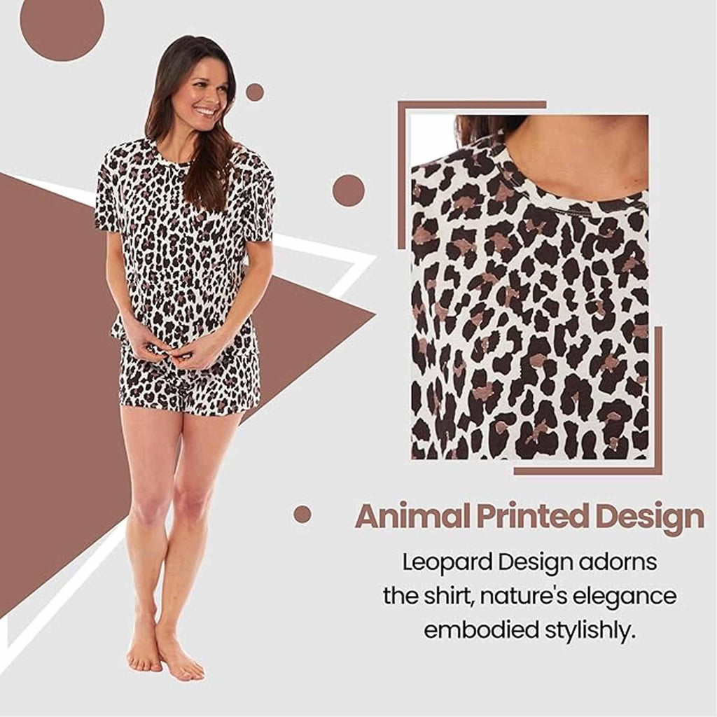 women-s-short-cotton-pyjama-set-with-leopard-and-zebra-prints-breathable-comfortable-loungewear-sleepwear-in-multiple-sizes-by-daisy-dreamer-pyjamas-1177942082 - Bobobiy