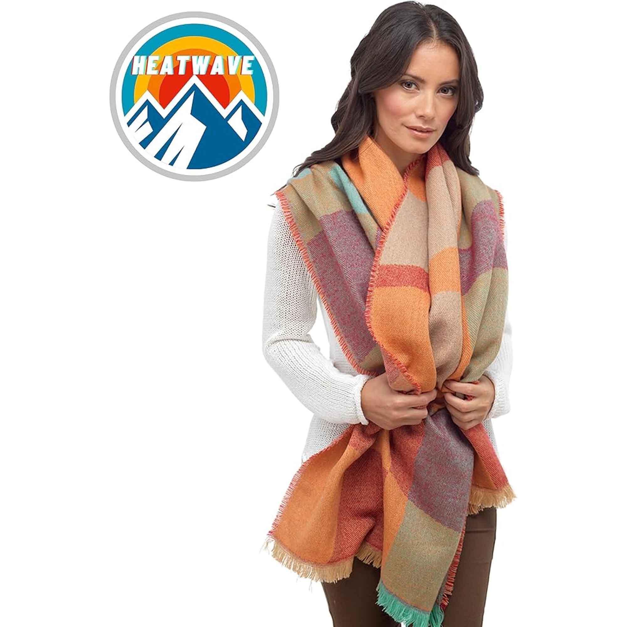women-s-soft-woven-winter-scarves-lightweight-cozy-acrylic-wraps-in-vibrant-orange-yellow-multi-and-purple-red-multi-by-sock-stack-scarves-1180599398 - Bobobiy