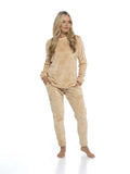women-s-super-soft-heart-fleece-pyjamas-set-cozy-plush-loungewear-top-and-pants-warm-teddy-fleece-pjs-for-lounging-and-sleeping-by-daisy-dreamer-champagne-s-pyjamas-1176513992 - Bobobiy