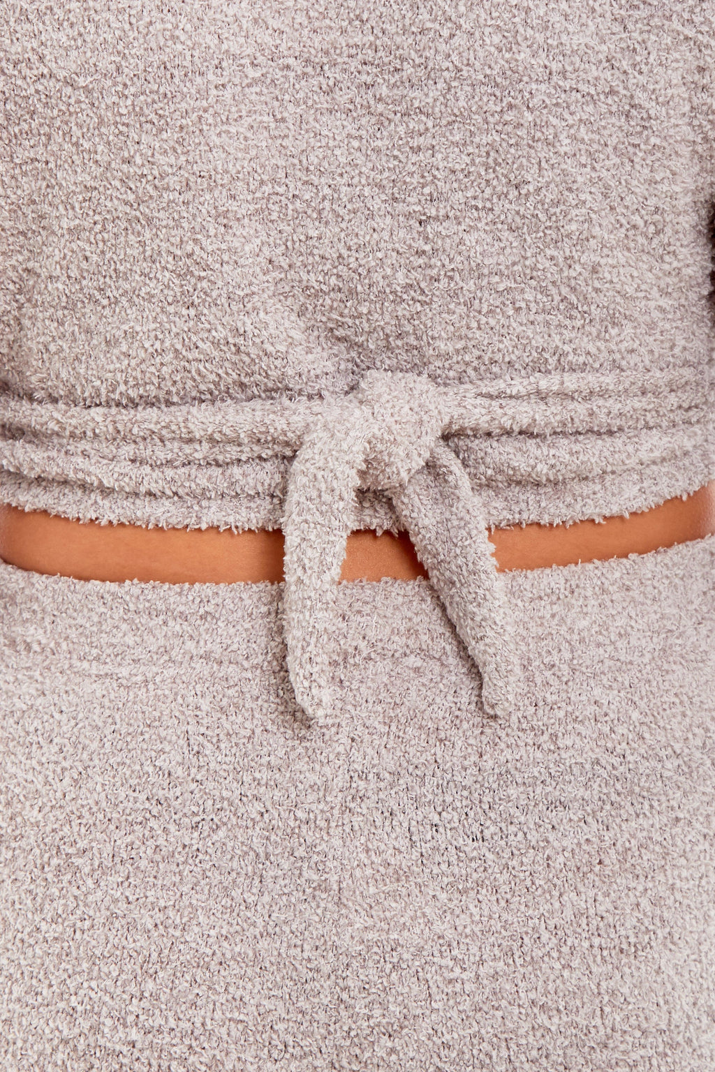 Women's Ultra-Soft Teddy Fleece Loungewear Set with Wrap Top and Stretch Pants Ideal for Lounge and Nightwear