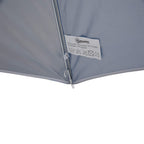 Gray umbrella corner with Outsunny label and fabric seam at base